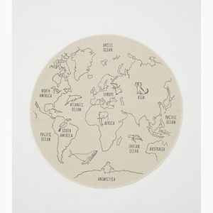 H&M - Never used round Motif World Rug